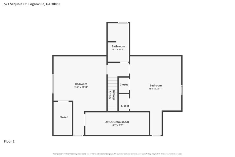 1,960/Mo, 521 Sequoia Court Loganville, GA 30052 Floorplan View 2