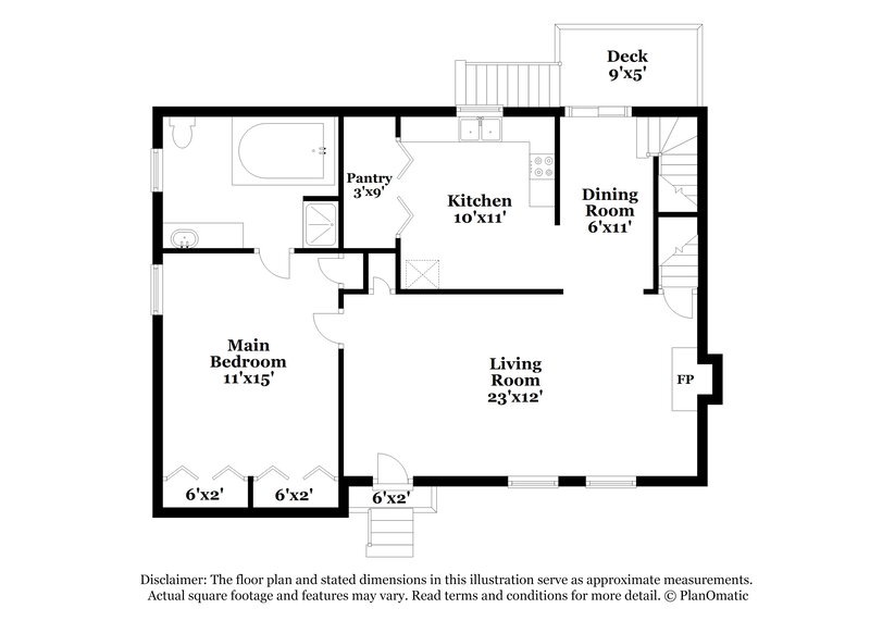 1,845/Mo, 1430 Glynn Oaks Circle Marietta, GA 30008 Floor Plan View 2