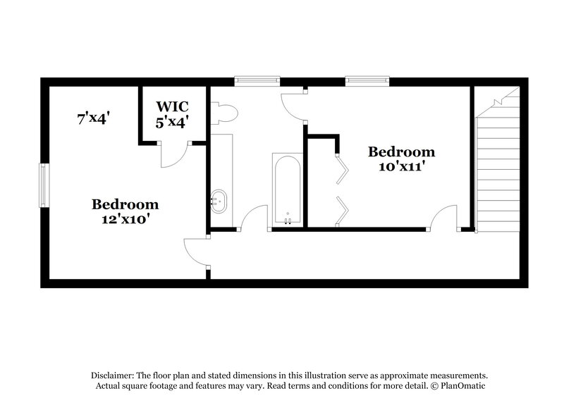 1,845/Mo, 1430 Glynn Oaks Circle Marietta, GA 30008 Floor Plan View 3