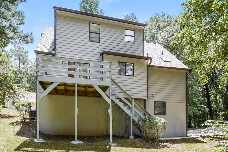 1,845/Mo, 1430 Glynn Oaks Circle Marietta, GA 30008 Rear View 3