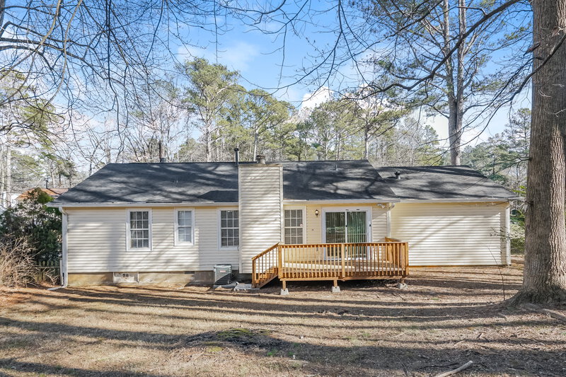 1,950/Mo, 2335 Danielle Court Marietta, GA 30062 Rear View