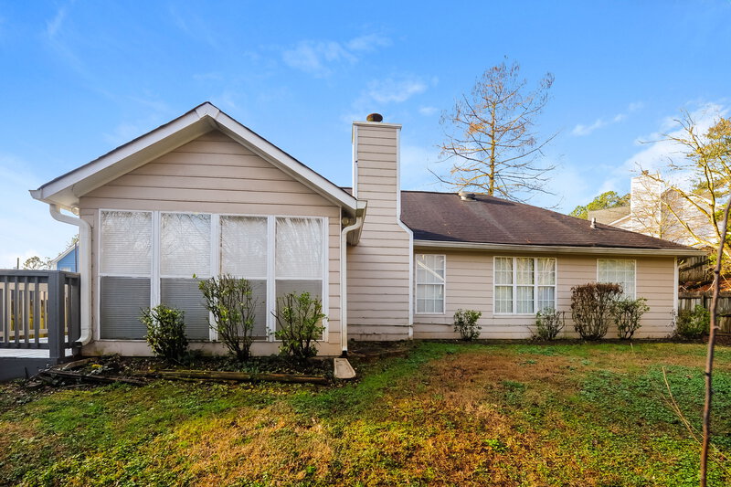 2,050/Mo, 3510 Baroney Lane SW Marietta, GA 30008 Rear View