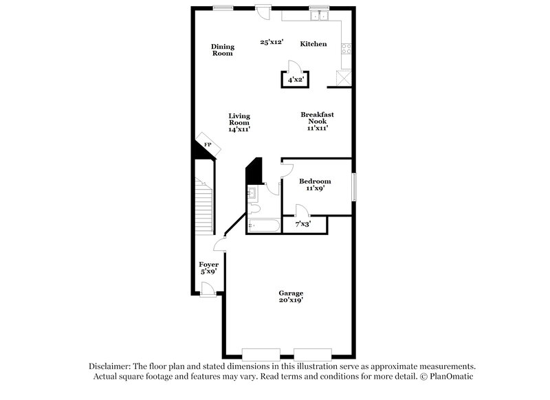 2,215/Mo, 2413 Cornell Circle McDonough, GA 30253 Floor Plan View