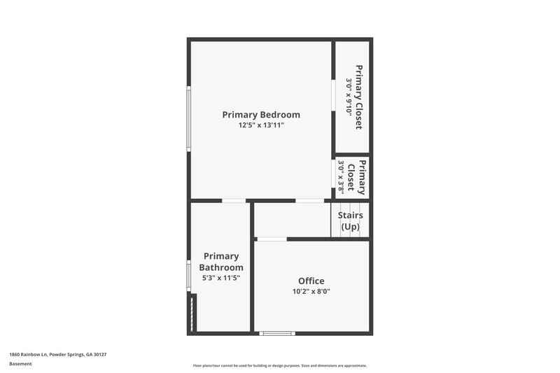 1,845/Mo, 1860 Rainbow Lane Powder Springs, GA 30127 Floorplan View 2