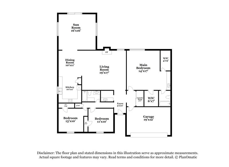1,985/Mo, 2655 Trotters Walk Trail Snellville, GA 30078 Floor Plan View