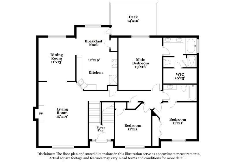 2,285/Mo, 976 Masters Lane Snellville, GA 30078 Floorplan View