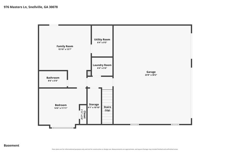 2,140/Mo, 976 Masters Lane Snellville, GA 30078 Floor Plan View 2