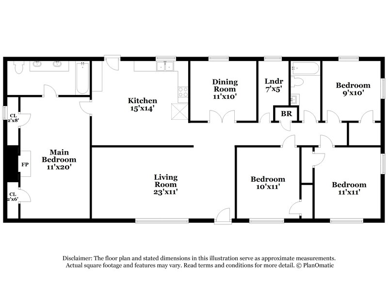 1,810/Mo, 160 Swan Lake Drive Stockbridge, GA 30281 Floor Plan View