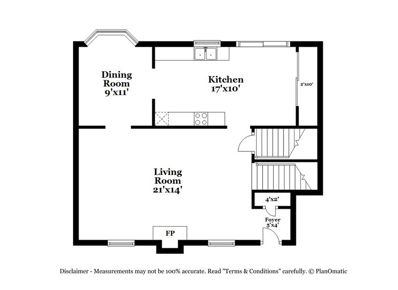2,025/Mo, 3384 Sheree Trail Stone Mountain, GA 30087 Floor Plan View