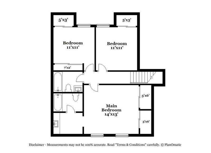 2,025/Mo, 3384 Sheree Trail Stone Mountain, GA 30087 Floor Plan View 2