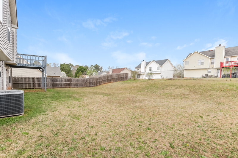 2,090/Mo, 4001 Imperial Ln McDonough, GA 30253 Backyard View