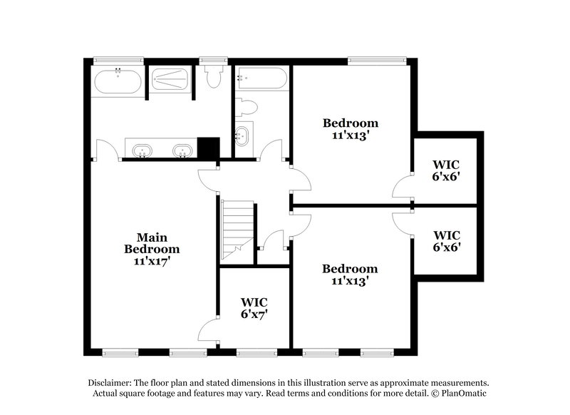 2,175/Mo, 1364 Yorktown Dr Lawrenceville, GA 30043 Floor Plan View 2