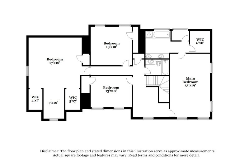 2,730/Mo, 6261 Remington Park Lithonia, GA 30058 Floorplan View 2