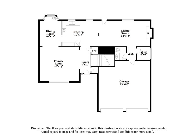 2,310/Mo, 2098 SUGAR CREEK FALLS Court SE Atlanta, GA 30316 Floor Plan View