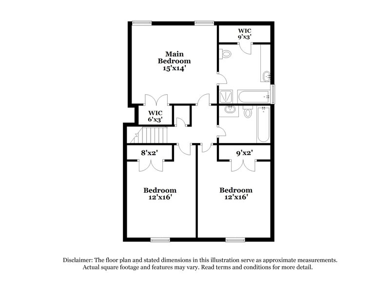 2,310/Mo, 2098 SUGAR CREEK FALLS Court SE Atlanta, GA 30316 Floor Plan View 2