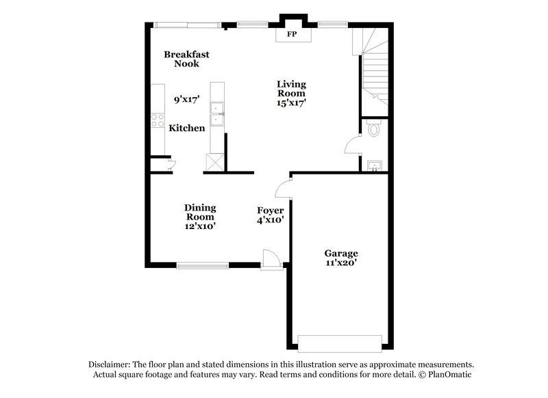2,055/Mo, 1377 Alcovy Falls Dr Lawrenceville, GA 30045 Floorplan View
