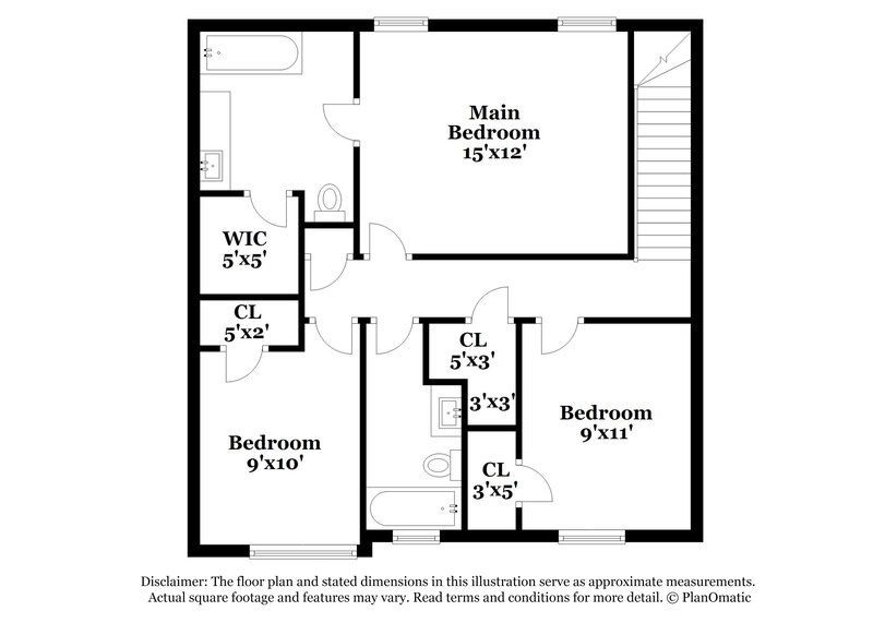 2,055/Mo, 1377 Alcovy Falls Dr Lawrenceville, GA 30045 Floorplan View 2