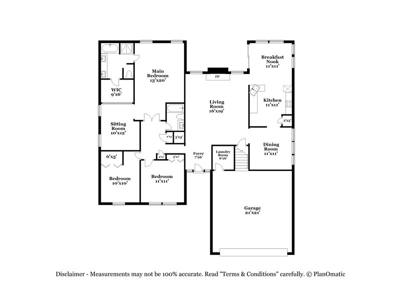 2,690/Mo, 6265 New Magnolia Pl College Park, GA 30349 Floor Plan View 2