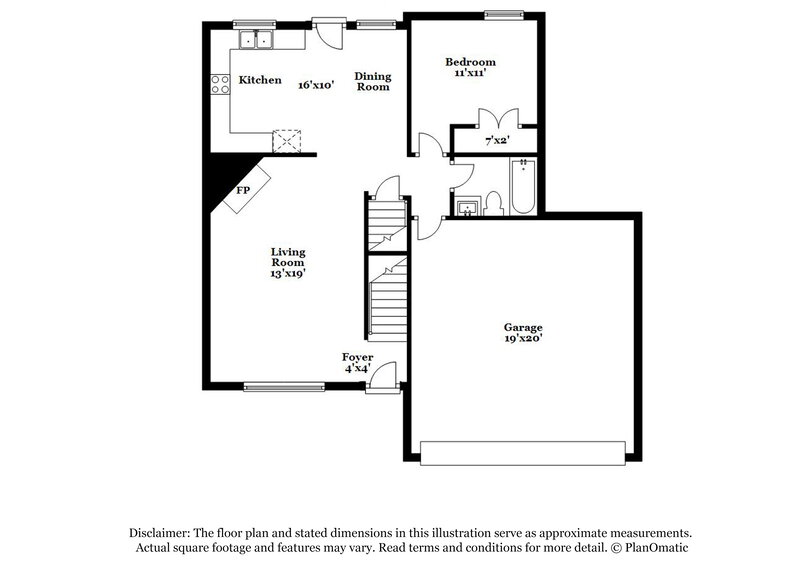 2,135/Mo, 4806 Brookwood Pl Atlanta, GA 30349 Floorplan View