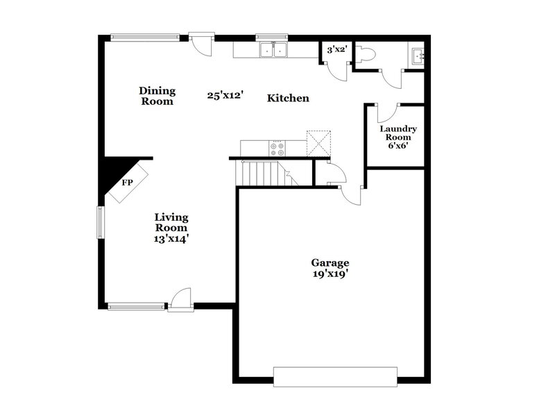 2,980/Mo, 2534 Walter Way Stockbridge, GA 30281 Floor Plan View