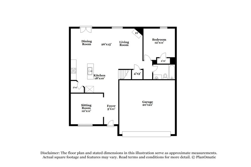 2,400/Mo, 3721 Hampshire Walk SW Atlanta, GA 30331 Floor Plan View