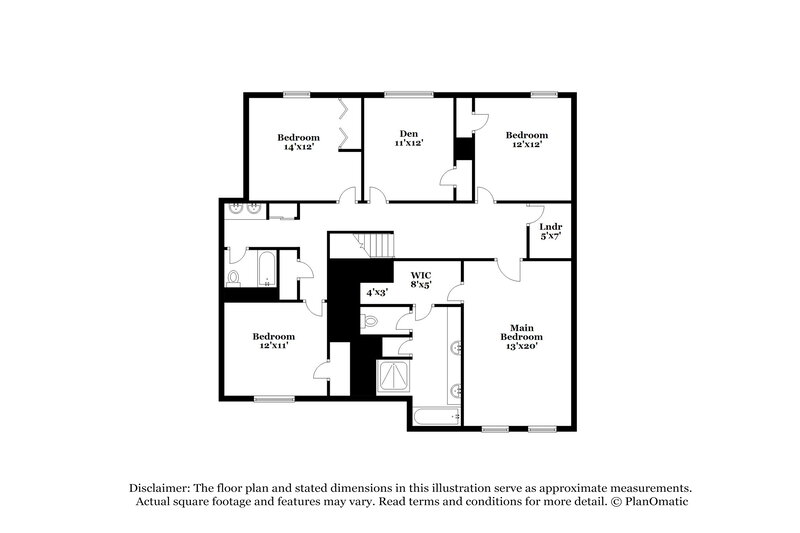 2,400/Mo, 3721 Hampshire Walk SW Atlanta, GA 30331 Floor Plan View 2