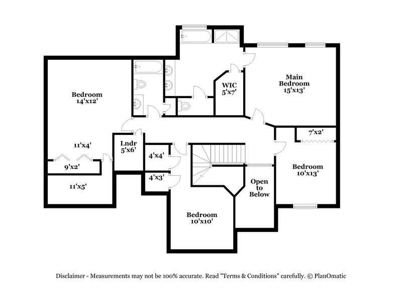 2,115/Mo, 3222 Old Salem Rd SE Conyers, GA 30013 Floor Plan View 2