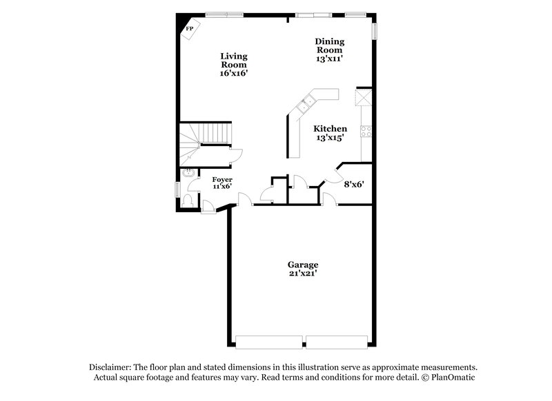 2,075/Mo, 134 Creekwood Trl Acworth, GA 30102 Floor Plan View