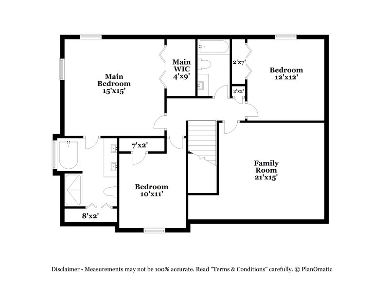 2,440/Mo, 2104 Watercrest Cir Lawrenceville, GA 30043 Floor Plan View 2