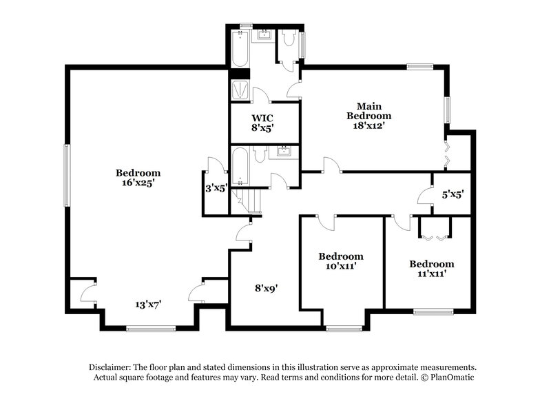 2,520/Mo, 2517 Mead Ct Jonesboro, GA 30236 Floor Plan View