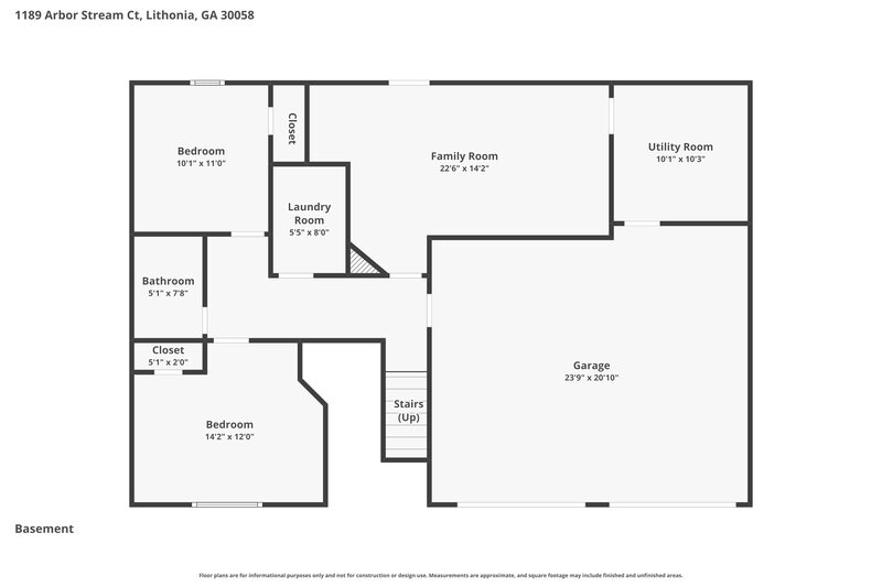 2,540/Mo, 1189 Arbor Stream Ct Lithonia, GA 30058 Floor Plan View