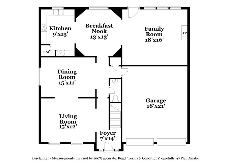 2,445/Mo, 6738 Princeton Park Walk Lithonia, GA 30058 Floor Plan View