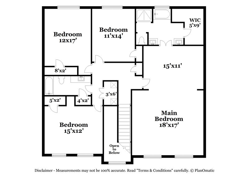 2,445/Mo, 6738 Princeton Park Walk Lithonia, GA 30058 Floor Plan View 2