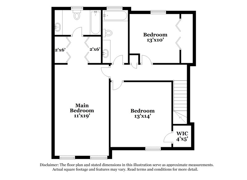 1,995/Mo, 2835 Quinbery Dr Snellville, GA 30039 Floor Plan View 2