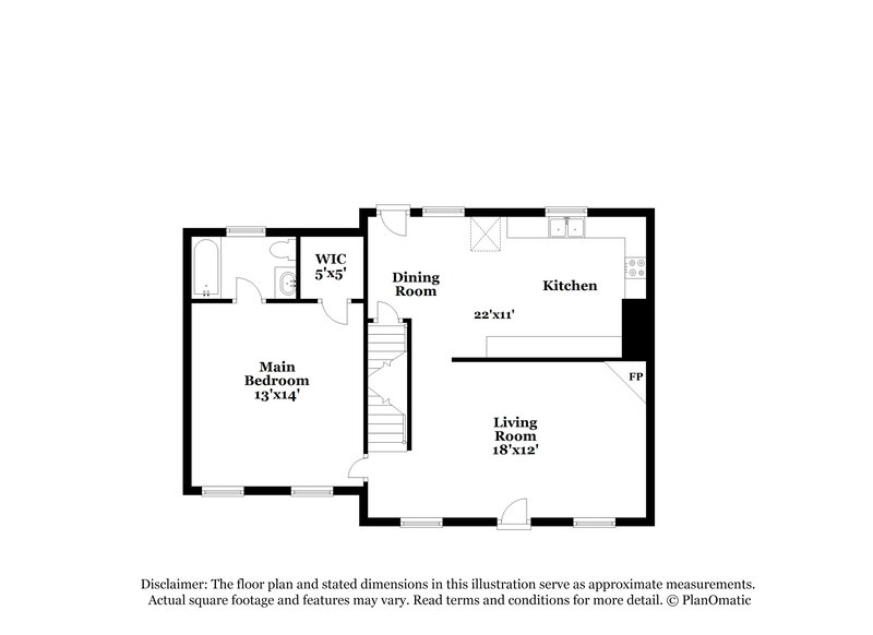1,965/Mo, 3756 Cherokee Overlook Dr Canton, GA 30115 Floor Plan View 2