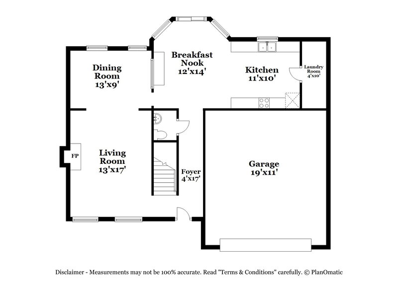 2,265/Mo, 1421 Steve Court Lawrenceville, GA 30043 Floor Plan View