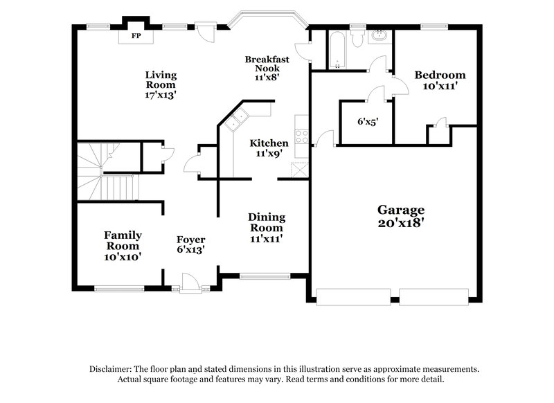 2,440/Mo, 1664 Gallup Dr Stockbridge, GA 30281 Floor Plan View