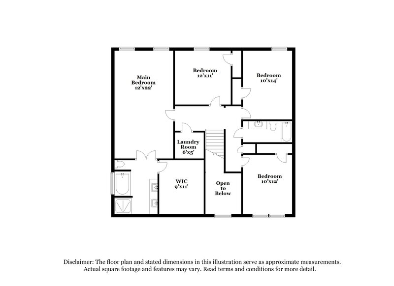 2,210/Mo, 204 Mincey Way Woodstock, GA 30188 Floor Plan View 2