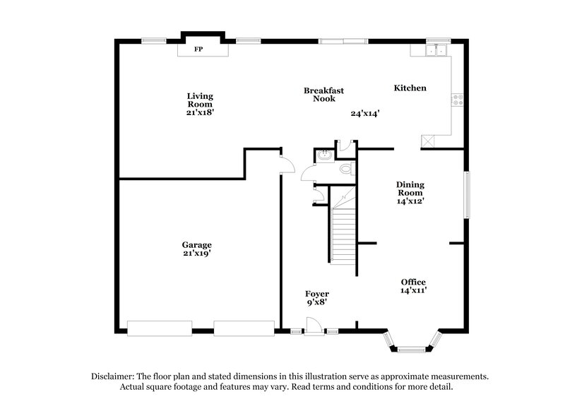 2,210/Mo, 3606 Cape Ln Conyers, GA 30013 Floor Plan View 2