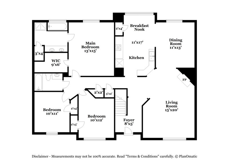 2,635/Mo, 858 Stonebridge Cres Lithonia, GA 30058 Floor Plan View 2