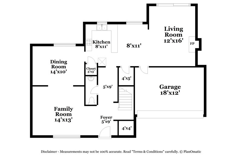 2,235/Mo, 4988 Wynhurst Way Stone Mountain, GA 30088 Floor Plan View