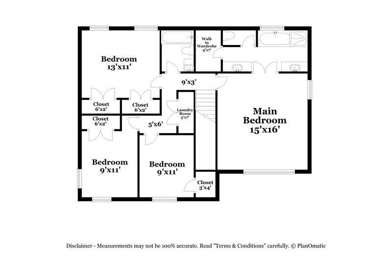 2,235/Mo, 4988 Wynhurst Way Stone Mountain, GA 30088 Floor Plan View 2