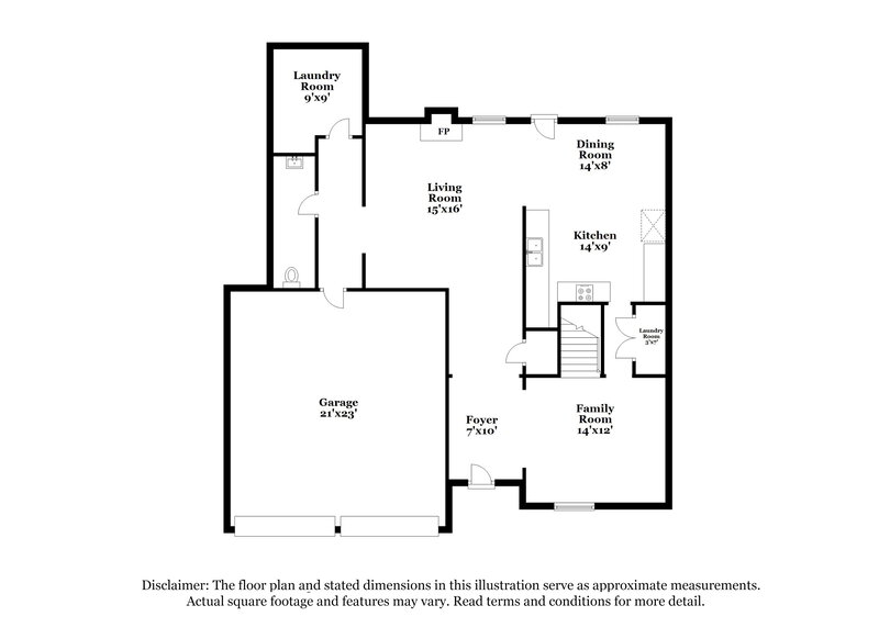 2,315/Mo, 4358 Savannah Dr Atlanta, GA 30349 Floor Plan View