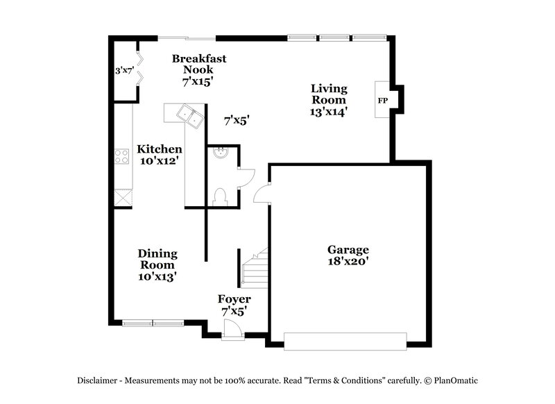 1,980/Mo, 7136 Silver Mine Xing Austell, GA 30168 Floor Plan View
