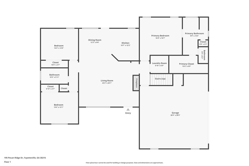 2,640/Mo, 195 Pecan Ridge Dr Fayetteville, GA 30215 Floorplan View