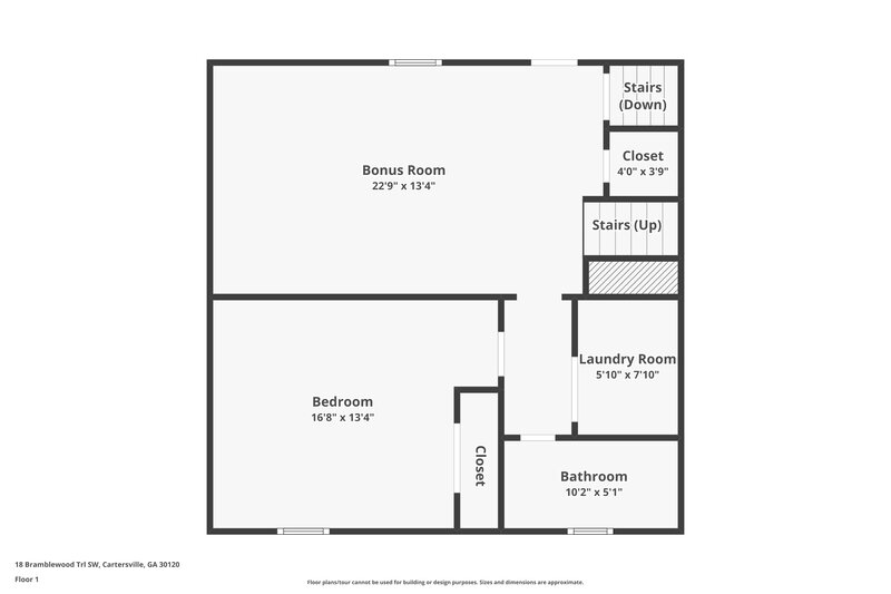 1,930/Mo, 18 Bramblewood Trl SW Cartersville, GA 30120 Floor Plan View 2
