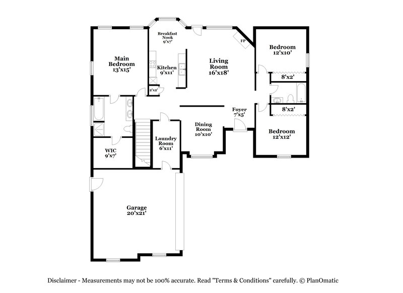 2,095/Mo, 70 Camerons Ter Covington, GA 30016 Floor Plan View