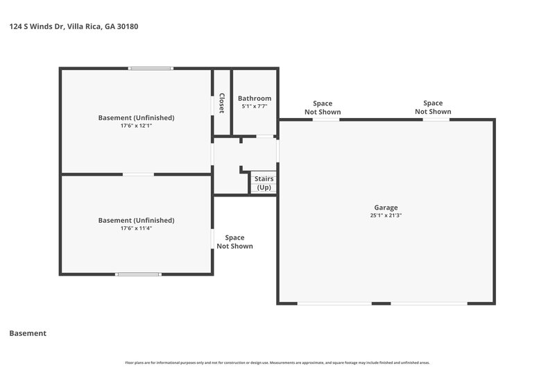 1,990/Mo, 124 S Winds Dr Villa Rica, GA 30180 Floor Plan View 2