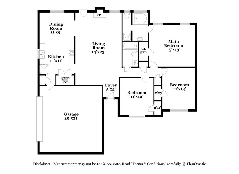 3,030/Mo, 35 Riverside Ct Hampton, GA 30228 Floor Plan View