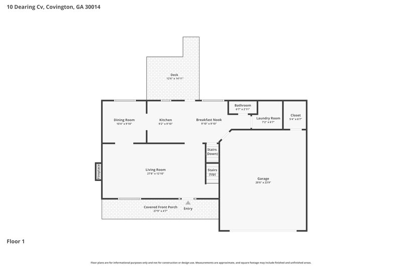 1,835/Mo, 10 Dearing Cove Covington, GA 30014 Front View